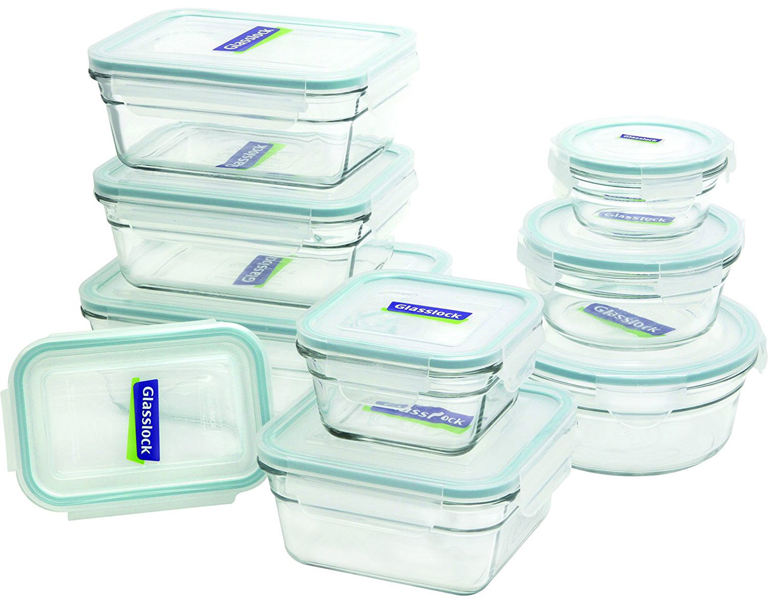 Glasslock 24 Piece Oven Microwave Safe Glass Food Storage Containers Set w/  Lids, 1 Piece - Jay C Food Stores